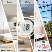Carica l'immagine nel visualizzatore di Gallery, KETOTEK 5 Pezzi Mini Igrometro Termometro Ambiente Interno Termoigrometro Digitale Misuratore di Umidità e Temperatura p