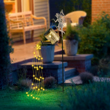 Carica l'immagine nel visualizzatore di Gallery, Lanterne Solari da Esterno, Lampade Solari da Giardino in Metallo, IP65 Impermeabile Luci Solare da Giardino con Gancio 