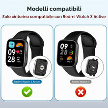 Carica l'immagine nel visualizzatore di Gallery, Compatibile con Redmi Watch 3 Active Cinturino in Acciaio Inossidabile, Bellissimo Cinturino in Metallo per Redmi Watch 