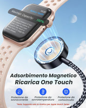 Carica l'immagine nel visualizzatore di Gallery, RAVIAD 3 in 2 Caricatore Apple Watch per Apple Watch, USB C, Lightning 1.2M
