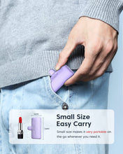 Carica l'immagine nel visualizzatore di Gallery, Kuulaa Power Bank 4500mAh,Ultra-piccolo&amp;Ultra-compatto USB C Caricatore Portatile, Mini Powrbank Batteria Esterna per An