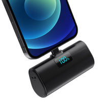 Carica l'immagine nel visualizzatore di Gallery, Mini Power Bank 5200mAh, 20W Ricarica Rapida Powerbank Portatile, Ultra Sottile &amp; Leggero Batteria Esterna con LCD Displ