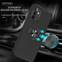 Carica l'immagine nel visualizzatore di Gallery, Privacy cover per Samsung galaxy A33 5G Custodia con Anti-Peeping in vetro temperato con custodia protettiva ad anello- 