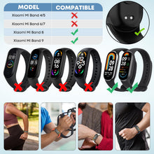 Carica l'immagine nel visualizzatore di Gallery, BDIG 12 Pezzi Cinturino Compatibile con Xiaomi Mi Band 10/9/8,Cinturino di Ricambio per Orologio in Silicone Morbido Col