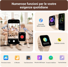 Carica l'immagine nel visualizzatore di Gallery, IOWODO Smartwatch Uomo Donna con Chiamate Bluetooth