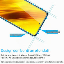 Carica l'immagine nel visualizzatore di Gallery, NEW'C Pellicola Vetro per Xiaomi Poco X3/Poco X3 Pro/Poco X3 NFC