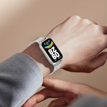 Carica l'immagine nel visualizzatore di Gallery, BDIG Metallo Cinturino Compatibile con Cinturini Xiaomi Smart Band 9 Active/Redmi Smart Band 3 Donna,Cinturino Doppie Ma