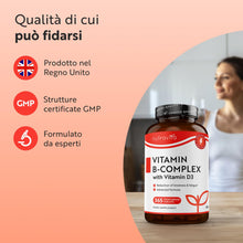 Carica l'immagine nel visualizzatore di Gallery, Nutravita Vitamina B Complex con D3-1 Anno