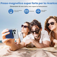 Carica l'immagine nel visualizzatore di Gallery, Magnetico Power Bank per Magsafe, 10800mAh Caricatore Portatile Wireless Powerbank, PD 20W QC 4.0 Ricarica Rapida USB C 