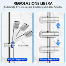 Carica l'immagine nel visualizzatore di Gallery, URAQT Universale Supporto Soffione Doccia, Supporto Doccia Regolabile a 360°, Rimovibile Supportos per Doccias Adatto pe