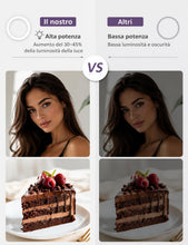 Carica l'immagine nel visualizzatore di Gallery, KILBY Ring Light da Tavolo 12" 30cm Regolabile per Selfie, Video, Foto, Tiktok - Lampada Led Anello per Smartphone con 3