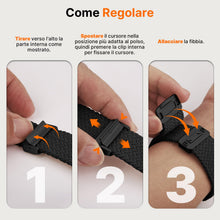 Carica l'immagine nel visualizzatore di Gallery, Fullmosa Cinturino per Apple Watch SE3 44mm 46mm Serie 12 11 10 Nylon