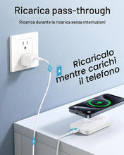 Carica l'immagine nel visualizzatore di Gallery, Power Bank Magnetico 10000mAh, Wireless Caricatore 20W Ricarica Rapida Powerbank, Caricabatterie Portatile per Magsafe, 