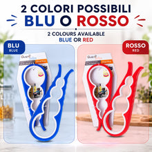 Carica l'immagine nel visualizzatore di Gallery, IPEA Apribarattoli Multifunzione per Aprire Barattoli, Lattine e Tappi a Vite - Apriscatole Multiuso in Plastica da Cuci