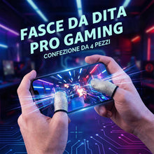 Carica l'immagine nel visualizzatore di Gallery, 4 Pezzi Gaming Finger Sleeves - Guanti Gaming Traspiranti per Touch Screen - Accessori Gaming per videogiochi - Copridit