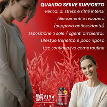 Carica l'immagine nel visualizzatore di Gallery, Astaxantina pura alto dosaggio 8mg per dose giornaliera 120cps 1 al giorno