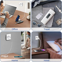 Carica l'immagine nel visualizzatore di Gallery, 4 Pezzi 5W Caricatore Presa USB, 5V/1A Alimentatore Caricabatterie USB Spina Charger Prese Spinotto Compatibile con iPho