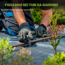 Carica l'immagine nel visualizzatore di Gallery, Velway Set di 50 Picchetti per Telo Pacciamatura - 150x36mm Ø 3 mm Antiruggine Picchetti da Giardino - Fissaggio per Tes