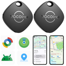 Carica l'immagine nel visualizzatore di Gallery, VOCOlinc Smart Tag Tracker Compatibile con Android Google Funzioni Trova o iOS Apple Dov'è App, Bluetooth Localizzatore 