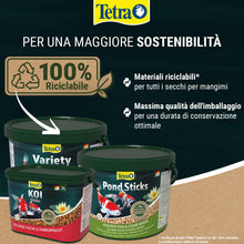 Carica l'immagine nel visualizzatore di Gallery, Tetra Pond Sticks - Mangime per Tutti i Pesci da laghetto, 10 L