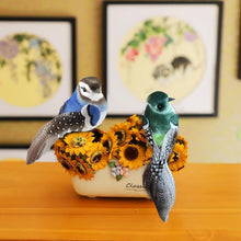 Carica l'immagine nel visualizzatore di Gallery, Uccellini Decorativi 5 Pezzi Uccelli Artificiali con Clip
