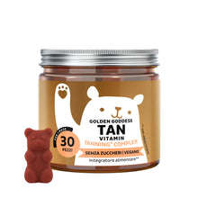 Carica l'immagine nel visualizzatore di Gallery, Bears with Benefits - Gommose Beta-Carotene - Abbronzatura - 30 pezzi