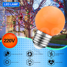 Carica l'immagine nel visualizzatore di Gallery, SOFOC E27 Base 4W Arancione LED Bulb G45 Luci per Albero di Natale AC 220V per Decorazione Moderna Luminosità Media Atmo