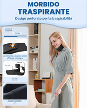 Carica l'immagine nel visualizzatore di Gallery, Collare Cervicale Morbido Regolabile Traspirante (Nero,M)