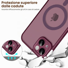 Carica l'immagine nel visualizzatore di Gallery, Pnakqil Cover Magnetica con Cordino per iPhone 15, Compatibile con MagSafe, Sottile con Laccio Collana Tracolla Regolabi