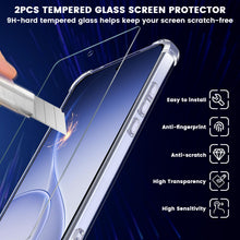 Carica l'immagine nel visualizzatore di Gallery, Yohii Cover per Oppo Reno15 F/Reno 15 FS 5G (No per Reno15) con 2 Pezzi Vetro Temperato, [Protezione Fotocamera] Custodi