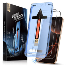 Carica l'immagine nel visualizzatore di Gallery, MAGIC JOHN 2 Pezzi Pellicola Protettiva per iPhone 16 Pro 6,3 Pollici, Vetro Temperato 9H+, Rimozione Automatica Della P