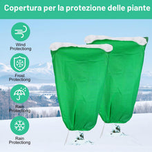 Carica l'immagine nel visualizzatore di Gallery, NONMON 4 Pezzi Cappuccio Protezione Invernale per Piante Telo Antigelo 120x180 cm in Tessuto Non 80 g/m² Sacco con Cerni