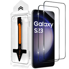 Carica l'immagine nel visualizzatore di Gallery, Aerku Pellicola Protettiva per Samsung Galaxy S23 5G, Vetro Temperato 9H Ultra Trasparente, Anti Graffio Protezione Sche