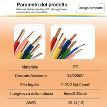 Carica l'immagine nel visualizzatore di Gallery, 18 Pezzi Compact Connettore,D2-2 Morsettiere Connettori Elettrici con Polo,Terminali a Collegamento Rapido 2 entrate/2 u