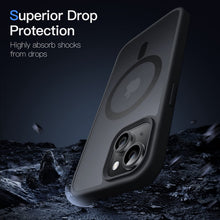 Carica l'immagine nel visualizzatore di Gallery, JETech Cover Magnetica Opaca per iPhone 13, Nero