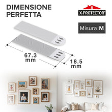 Carica l'immagine nel visualizzatore di Gallery, X-Protector Strisce Appendi Quadri - 20 Pairs Appendi Quadri Adesivi