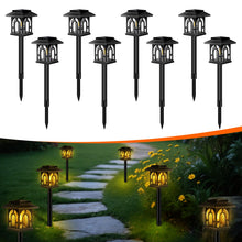 Carica l'immagine nel visualizzatore di Gallery, 8 Pezzi Luci Solari per Esterni Giardino, Lampada Solare Esterno, IP65 Impermeabile, LED Luci Solari Giardino Decorazion