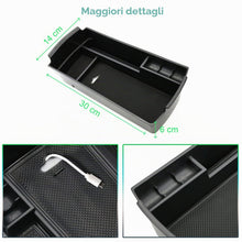 Carica l'immagine nel visualizzatore di Gallery, GAFAT Compatibile con Peugeot 3008 5008 GT Line 2016–2023 2024 Vano Portaoggetti per Bracciolo, Contenitore Secondario O