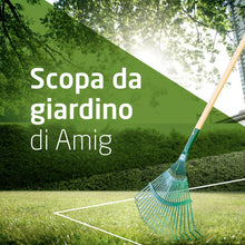 Carica l'immagine nel visualizzatore di Gallery, Amig - Rastrello - Rastrello giardino 22 denti - Resistente e funzionale - 400 mm - Acciaio - Verde