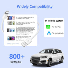 Carica l'immagine nel visualizzatore di Gallery, Cavo intrecciato per Carplay 1M per iPhone 17 Pro 17e 16 16e 15 18 Pro Max