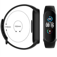 Carica l'immagine nel visualizzatore di Gallery, Retoo Set di 5 cinturini di ricambio per Xiaomi Mi Band 5, 6, 7, in morbido silicone, chiusura regolabile, impermeabile,