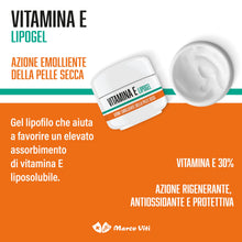 Carica l'immagine nel visualizzatore di Gallery, Marco Viti Vitamina E Lipogel, Vaso da 50 ml, Preparazione Topica con 30% α-Tocoferolo Acetato, Antiossidante e Idratant