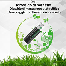 Carica l'immagine nel visualizzatore di Gallery, Batterie AA, 36 pezzi, batteria alcalina LR6 da 1,5V a lunga durata, potente, può essere utilizzata per giocattoli, sveg