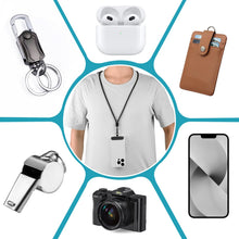 Carica l'immagine nel visualizzatore di Gallery, Qyoocom Toppa per Cordino Cellulare, Confezione Da 6, Ultrasottile, Più Forte, Più Durevole, Non Facile Da Rompere, Adat
