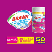 Carica l'immagine nel visualizzatore di Gallery, Brawn Acciuffapolvere HQ Rotolo con Panni Pretagliati per Scope Standard e Scope Maxi, Tessuto in Texture 3D ad Alto Spe
