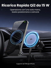 Carica l'immagine nel visualizzatore di Gallery, UGREEN MagFlow Qi2 15W Caricatore Wireless Supporto Auto Magnetico