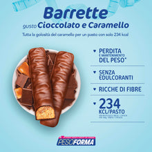 Carica l'immagine nel visualizzatore di Gallery, Pesoforma Barrette, 6 Pasti, Cioccolato al Caramello