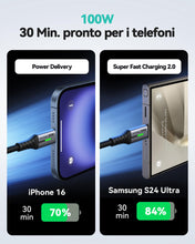 Carica l'immagine nel visualizzatore di Gallery, INIU Cavo USB C a USB C 100W, 2m Cavo USB Type-C PD 5A Ricarica Rapida