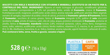 Carica l'immagine nel visualizzatore di Gallery, Pesoforma Biscotto Integrale Miele E Mandorle, 595 G