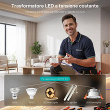 Carica l'immagine nel visualizzatore di Gallery, REYLAX Alimentatore LED 12V 30W, Trasformatore 220 12V Alimentatore 2.5A